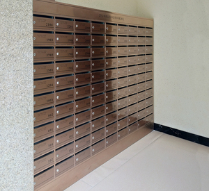 Nhà sản xuất chuyên nghiệp khu dân cư thép không gỉ letterbox tùy chỉnh không thấm nước không thấm nước Tường Ngoài Trời Hộp Thư thông minh - Product Image 5