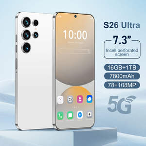 Teléfono Móvil S26 Ultra, Gran Oferta de Fábrica, 16GB+1TB, Android 15, Pantalla LED HD, 4G 5G, 6.9 Pulgadas, <span class=keywords><strong>Nuevo</strong></span>, 108MP, Español - Product Image 4