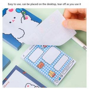 Bloc de Notas Adhesivas Cuadradas de 80 Hojas, Mini Lista de Tareas con Dibujos Animados para Niños y Estudiantes, para Refrigerador, Laptop, Libros y Marcadores - Product Image 6