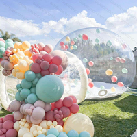 Ballons de fête pour enfants, maison amusante, géant, Transparent, gonflable, cristal, Igloo, dôme, bulle, tente, Transparent, gonflable, maison