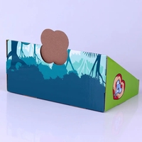 Ury Blanc Carton Vêtements Écharpe Serviette Emballage Pliant Papier Cadeau Boîte avec Fenêtre Transparente