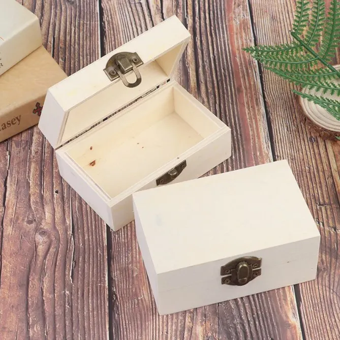 Custom wood jewelry packaging gift jewelry storage box Creative storage box