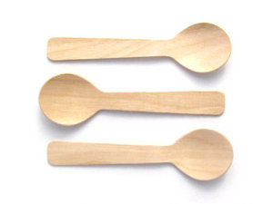 Phân Hủy Sinh Học Nhỏ Muỗng Gỗ Dùng Một Lần Muỗng Gỗ Cho Kem Và Sữa Chua - Product Image 6