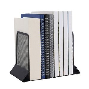 Juego de 2 sujetalibros de malla metálica modernos de la mejor calidad, organizador de escritorio para libros - Product Image 2
