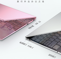 Ordinateur portable rose portable 14 pouces Core I7 7500 pour les entreprises Nouvel état 16 Go de RAM 1 To SSD DDR4 Mémoire vidéo Panneau IPS