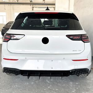 สปอยเลอร์หลังทรง Blade สำหรับรถ Volkswagen Golf 8.5 Rline รุ่นปี 2024+ สีดำด้าน สไตล์ Tuning ยี่ห้อ Amp Z - Product Image 2