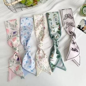 Écharpes en satin de soie personnalisées à motif cachemire, double couche, pour le cou, comme bandeau, collier, ou accessoire de sac et de cheveux - Product Image 3