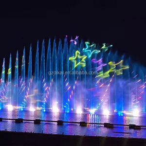 Offre Spéciale personnalisé grande fontaine d'eau de musique décorative belle exposition d'éclairage fontaines de danse musicale en plein air