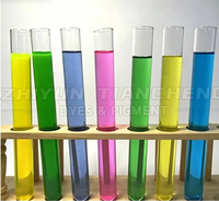 Encres pour marqueurs à base d'eau, couleur verte, vert basique, 4 couleurs unies
