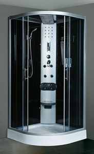 Sang trọng hoàn chỉnh kèm theo kính thép hơi nước CABIN tắm với trong phòng bể sục cho nhà <span class=keywords><strong>CONTAINER</strong></span> - Product Image 3