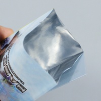 Emballage en feuille à fermeture éclair animal avec logo imprimé personnalisé sac aveugle thermoscellé pour animaux de compagnie jeu de cartes à collectionner sacs en plastique