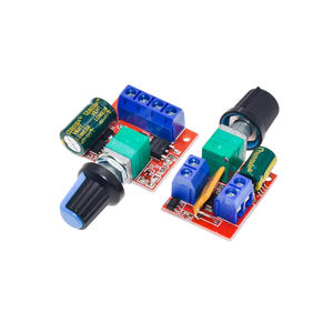 PWM แผงควบคุมความเร็วมอเตอร์ไฟฟ้ากระแสตรงแผงสวิทช์ควบคุมความเร็ว3V-35V โมดูลควบคุมความเร็ว5A หรี่ไฟ LED - Product Image 1