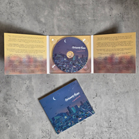 Haute qualité prix usine réplique presse d'impression Audio CD disque réplication CD étui à bijoux portefeuille Diigpack veste manches impression