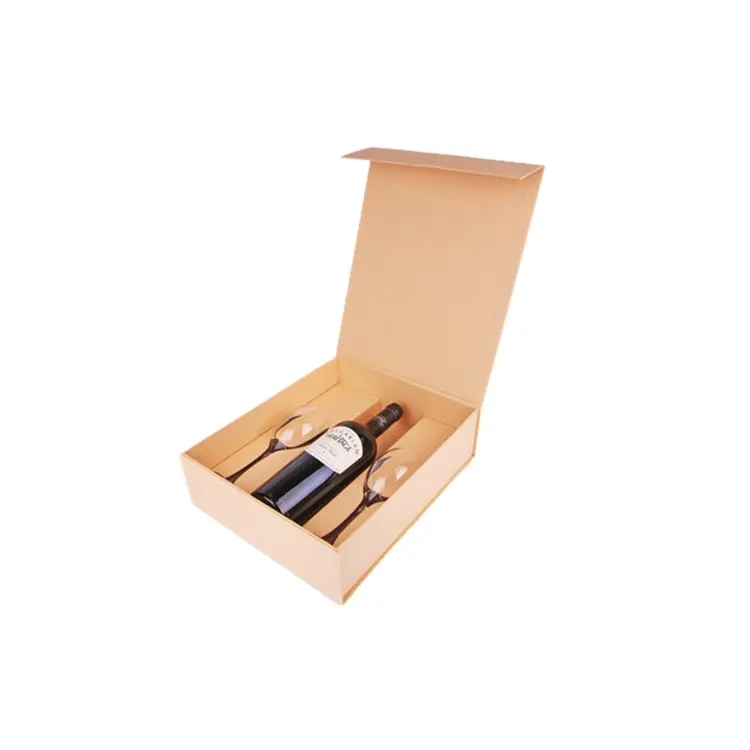 मुद्रांकन, समुद्भरण मुद्रण हैंडलिंग और उपहार और क्राफ्ट औद्योगिक उपयोग गत्ता शराब की बोतल उपहार बॉक्स