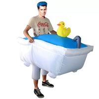 Costume gonflable bâton et cœur, accessoires amusants pour spectacle sur scène, tenue de fête d'Halloween