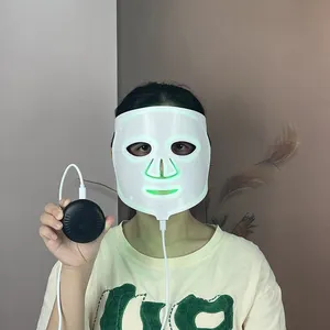 Nieuwe Siliconen Masker Vrouw Verwijderen Spot Schoonheid Instrument Gezicht Led Masker Met Mini Afstandsbediening