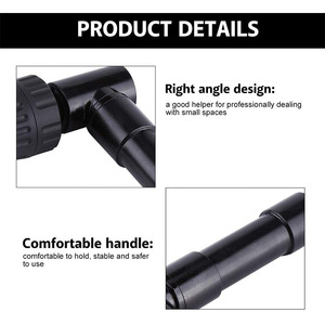 Adaptador de ángulo recto de 90 grados para taladro eléctrico, broca para taladro de iones de litio, acero de alta velocidad HSS - Product Image 3