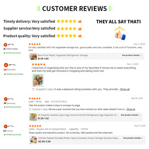 กล่องเก็บอาหารพลาสติกใสแบบกำหนดเอง เกรดสำหรับอาหาร ใช้ในครัว ตู้เย็น สำหรับจัดเก็บผลไม้ ผัก และอาหาร - Product Image 6