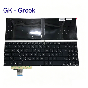 <span class=keywords><strong>Clavier</strong></span> rétroéclairé N580 IT/GK/HU/LA pour Asus VivoBook N580V N580VD N580VN N580GD, <span class=keywords><strong>clavier</strong></span> rétroéclairé italien, <span class=keywords><strong>grec</strong></span>, hongrois, latin - Product Image 2