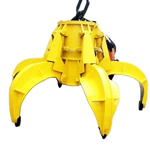 Grúa puente de 10 toneladas para manejo de chatarra de acero con agarre de cáscara de naranja de tipo hidráulico - Product Image 2