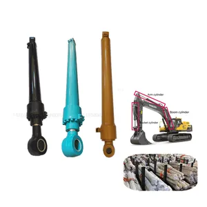 Guangzhou Hydraulic Cylinder Manufacturer Excavator Oil Cylinder Arm Boom Bucket Cylinder