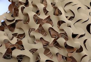 Filet de camouflage blanc mat 3m x 4m pour abri solaire - Product Image 4