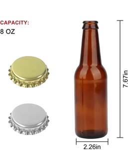 Botellas de Cerveza de 12oz, Botellas de Vidrio de Cuello Largo con Acabado Corona para Elaboración Casera de Cerveza y <span class=keywords><strong>Mead</strong></span> - Product Image 5
