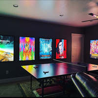 Insegna Luminosa LED Retroilluminata Personalizzata in Alluminio Ultra Sottile Impermeabile 37mm di Spessore per Poster e Banner 12V/24V Pubblicità CE