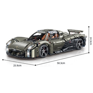 3728pcs 10626 1:8Super Car MissionX Moc Model Building <strong>Blocks</strong> Sets <strong>Bricks</strong> Kids Toys Christmas Birthday Gifts for Unisex Adult - Product Image 1