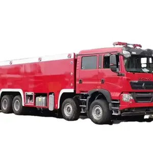 25Ton 8 penumpang 8*4 kering bubuk busa api tangki air api truk untuk dijual kustomisasi seluruh dunia kendaraan khusus