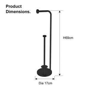 Free Standing Bathroom <strong>Toilet</strong> <strong>Paper</strong> <strong>Holder</strong> <strong>Stand</strong> with Reserve Stainless Steel Hot Selling Modern Tissue <strong>Holder</strong> Metal Apartment - Product Image 2