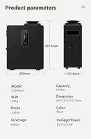 Diffuseur d'arômes intelligent pour climatisation avec écran tactile, 4000m³, système de désodorisation 1000ml