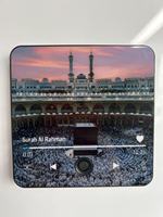 Cadeau de prière de la paix, aimant de réfrigérateur musical Kaaba, souvenir arabe de la Mecque, Hadj, haut-parleur Coran, cadeaux