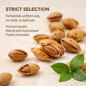 Amandes de Californie en gros, fruits secs de haute qualité en vrac, noix et amandes crues au goût sucré, en-cas à prix abordable - Product Image 3