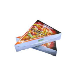 Biểu Tượng Tùy Chỉnh Lát Duy Nhất Sóng Bánh Pizza Hộp Giấy Bền Chất Liệu Với Dập Nổi Đóng Dấu Thiết Kế Cho Nhấy-đi Bao Bì Thực Phẩm - Product Image 4