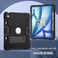 Étui robuste pour iPad Air 13 2026/2025/2024 avec support et porte-stylo, en silicone et PC, antichoc, fin, OEM ODM
