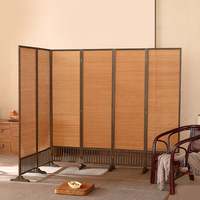 Cloison de séparation paravane pliable et mobile en bois traditionnel antique pour salon intérieur/extérieur