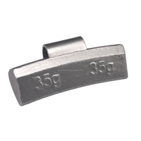 Poids d'équilibrage de roue de plomb Fe à clipser de précision-moulage sous pression antirouille pour voiture, camion, fourgon (conception Auto-Clip)