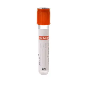 Cotaus Orange Top Pro-coagulación Tubo de recolección de sangre al vacío con activador de coágulos