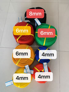 Corda Intrecciata Morbida in Plastica Colorata ad Alta Tenacità per Edilizia, Agricoltura, Imballaggio, Resistente ai Raggi UV, Pesca, Arredamento da Esterno, <span class=keywords><strong>Rattan</strong></span> - Product Image 5