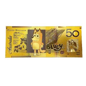 ธนบัตรทองคำเปลวลายบลูอายส์ ของที่ระลึกการ์ตูนคลาสสิก ของขวัญสตรีมมิ่งสด ของสะสมสำหรับเด็ก - Product Image 3