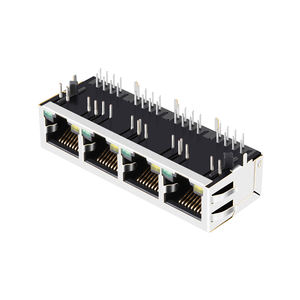 Китай поставщик J1N-0003NL Женские несколько порт <span class=keywords><strong>RJ45</strong></span> разъемы - Product Image 2