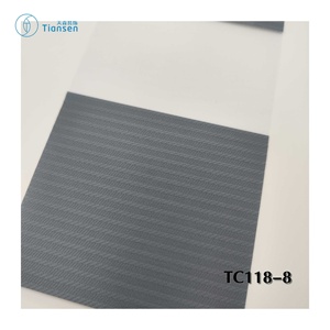 Stores enrouleurs zébrés Tiansen modernes à ajustement parfait pour <span class=keywords><strong>intérieur</strong></span>, stores occultants pour fenêtres françaises, pour maison et bureau, filtrant la lumière, écologiques et durables - Product Image 5