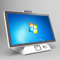 Terminal de point de vente tactile tout-en-un de haute qualité, 21,5 pouces, WiFi 6, Bluetooth 5.2, système de point de vente intelligent Windows, processeur I3