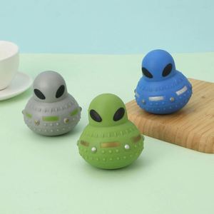 Jouet anti-stress créatif en forme de soucoupe volante, poupée à rebond lent, jouet à presser pour déstresser, petit modèle - Product Image 1