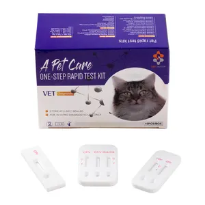 Kits de teste rápido para diagnóstico de animais de estimação de alta qualidade/Kit de teste Fcv Ag/Kit de teste rápido para gatos