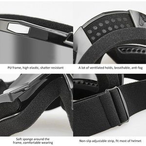 <span class=keywords><strong>Gafas</strong></span> de <span class=keywords><strong>Motocross</strong></span> Off Road Máscaras de motocicleta Dirt Bike ATV <span class=keywords><strong>Gafas</strong></span> de protección UV <span class=keywords><strong>Gafas</strong></span> de casco de carreras <span class=keywords><strong>Gafas</strong></span> MX - Product Image 6