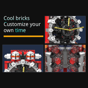Khuôn Vua 10187 động cơ đồng hồ sáng tạo đồ chơi trò chơi đồ chơi kỹ thuật Mô hình giải trí khối xây dựng - Product Image 3
