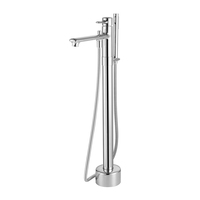 Robinet de baignoire au sol sur pied Kaiping au design moderne pour salle de bain mitigeurs de baignoire en laiton