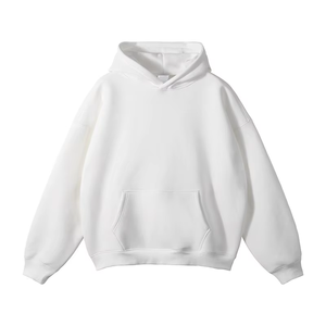 Sweat-shirt à capuche unisexe en molleton de coton épais 400 g/m², confort premium, logo personnalisé, vêtements décontractés - Product Image 2